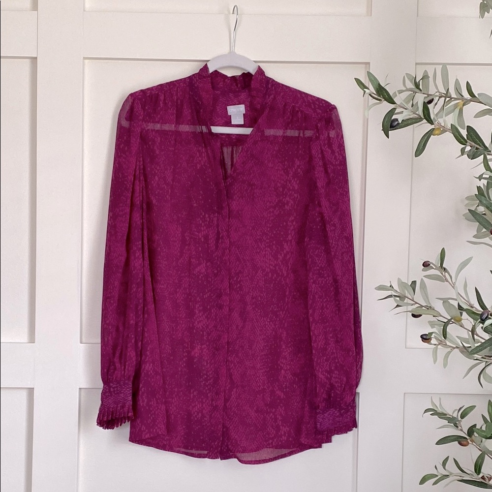 🩷Chico’s Print Blouse